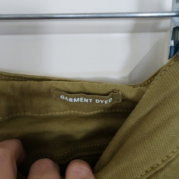 Judy Blue Denim Dyed Shorts Matcha Midrise Women Size 1xl - Picture 6 of 9